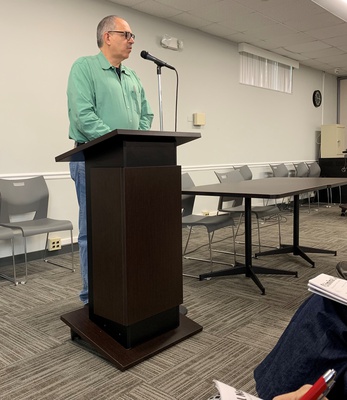 Paul Wright presenting on Prisoner Rights at the Deerfield Progressive Forum Dec 21, 2019